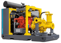 Высоконапорная мотопомпа Atlas Copco H86C FSC02 на салазках