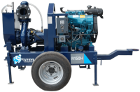 Дизельная мотопомпа - установка водопонижения Racors R 150H